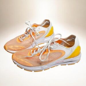 Under Armour Hovr Women's Sonic 5 Running Shoes Athletic Orange Yellow White 10